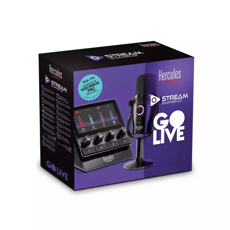 Hercules Stream Starter Kit multivide komplekts
