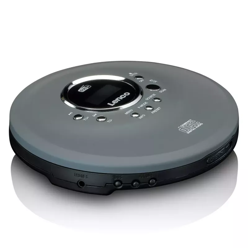 Personīgais CD atskaņotājs Lenco CD-400GY Antracīta krāsa MP3 atbalsts Triecienizturīgs 40s