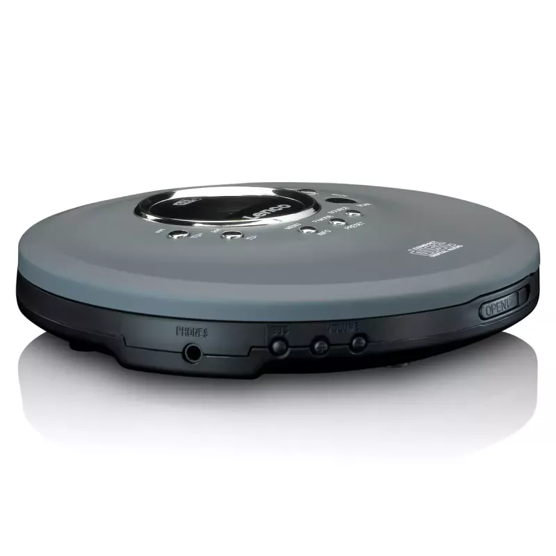 Personīgais CD atskaņotājs Lenco CD-400GY Antracīta krāsa MP3 atbalsts Triecienizturīgs 40s