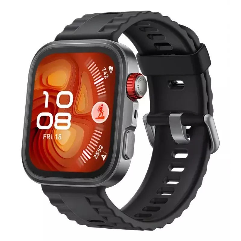 Viedpulkstenis HUAWEI WATCH Fit 4 Pro — 1,82 collu (4,62 cm) displejs, GPS, 400 mAh, 40 mm korpuss, melns