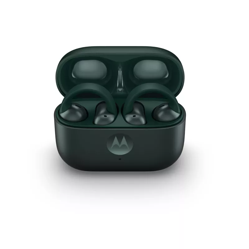 Motorola moto buds loop austiņas ar mikrofonu bezvadu ausu āķis zvani/mūzika/sports/ikdiena zaļa
