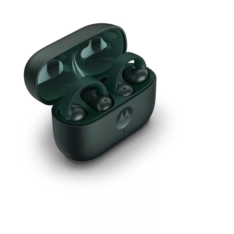 Motorola moto buds loop austiņas ar mikrofonu bezvadu ausu āķis zvani/mūzika/sports/ikdiena zaļa