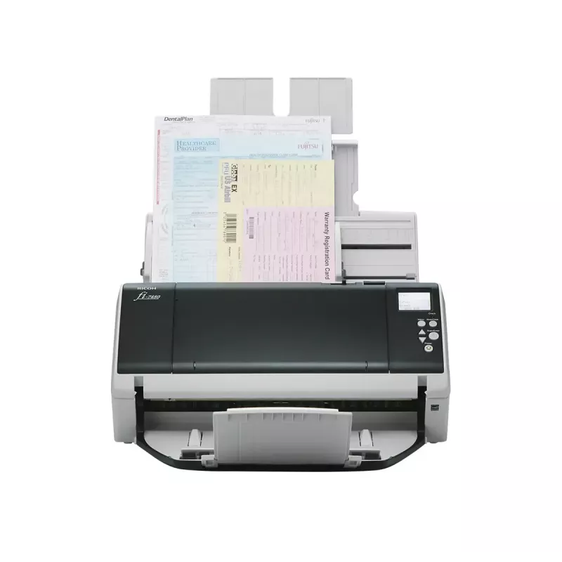 Ricoh fi-7480 ADF skeneris 600 x 600 DPI A3 Pelēks, Balts