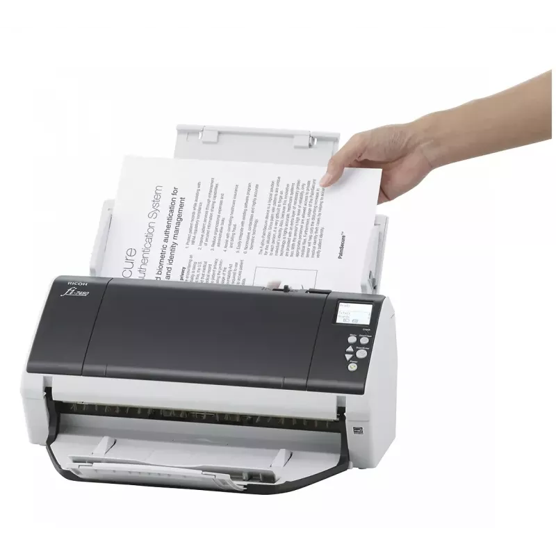 Ricoh fi-7480 ADF skeneris 600 x 600 DPI A3 Pelēks, Balts