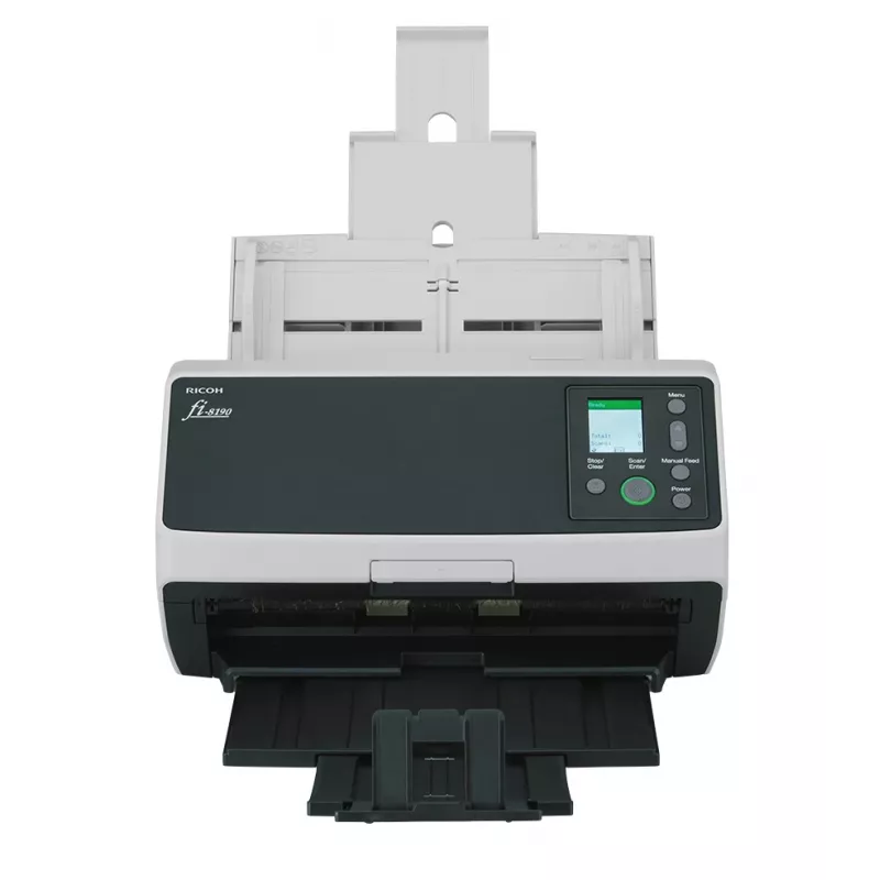 Ricoh fi-8190 ADF + Manuālā padeve skeneris 600 x 600 DPI A4 Melns, Pelēks