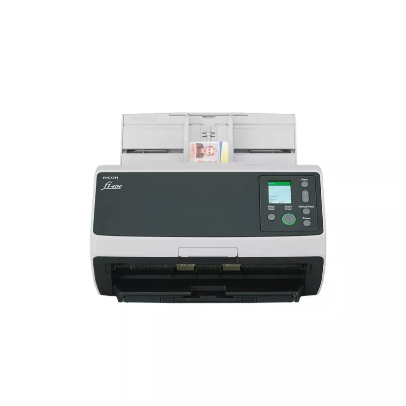 Ricoh fi-8190 ADF + Manuālā padeve skeneris 600 x 600 DPI A4 Melns, Pelēks