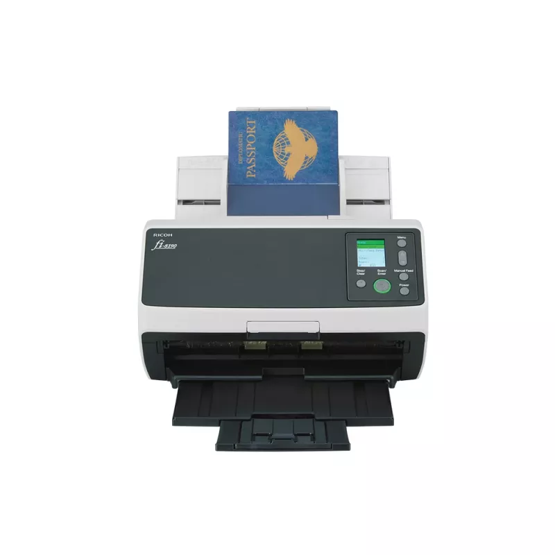 Ricoh fi-8190 ADF + Manuālā padeve skeneris 600 x 600 DPI A4 Melns, Pelēks