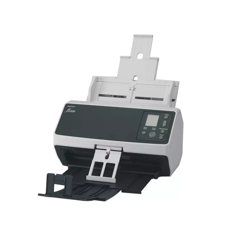 Ricoh fi-8190 ADF + Manuālā padeve skeneris 600 x 600 DPI A4 Melns, Pelēks
