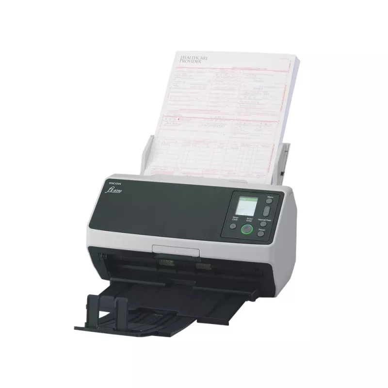 Ricoh fi-8190 ADF + Manuālā padeve skeneris 600 x 600 DPI A4 Melns, Pelēks