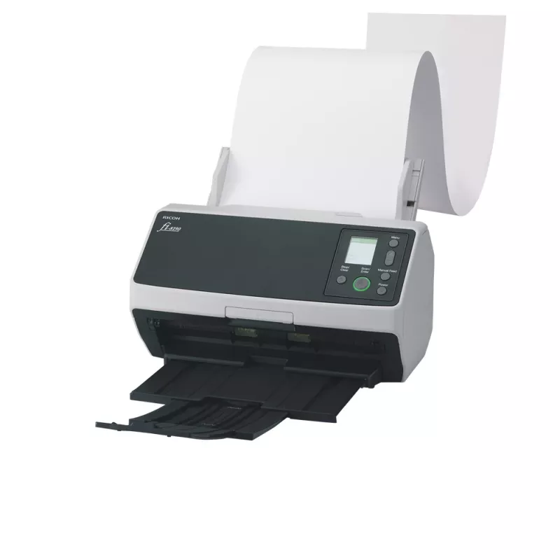 Ricoh fi-8190 ADF + Manuālā padeve skeneris 600 x 600 DPI A4 Melns, Pelēks