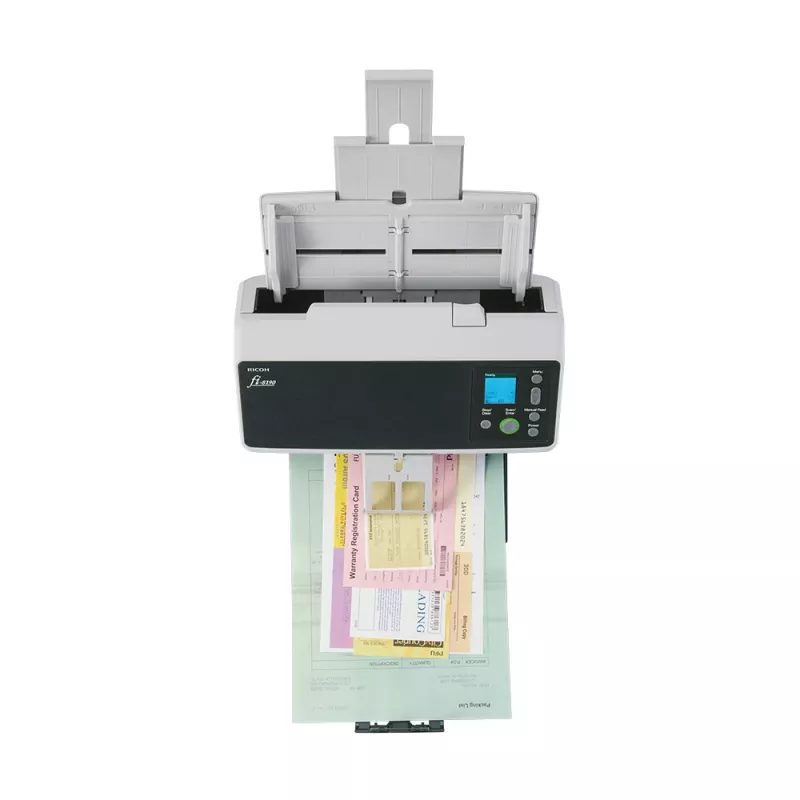 Ricoh fi-8190 ADF + Manuālā padeve skeneris 600 x 600 DPI A4 Melns, Pelēks