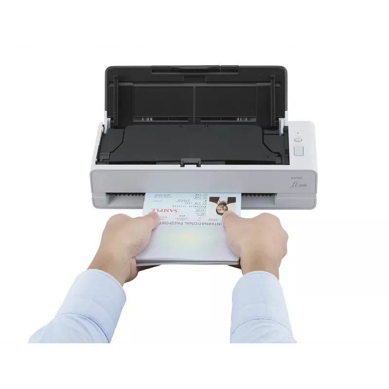 Ricoh fi-800R ADF + Manuālās padeves skeneris 600 x 600 DPI A4 Melns, Balts