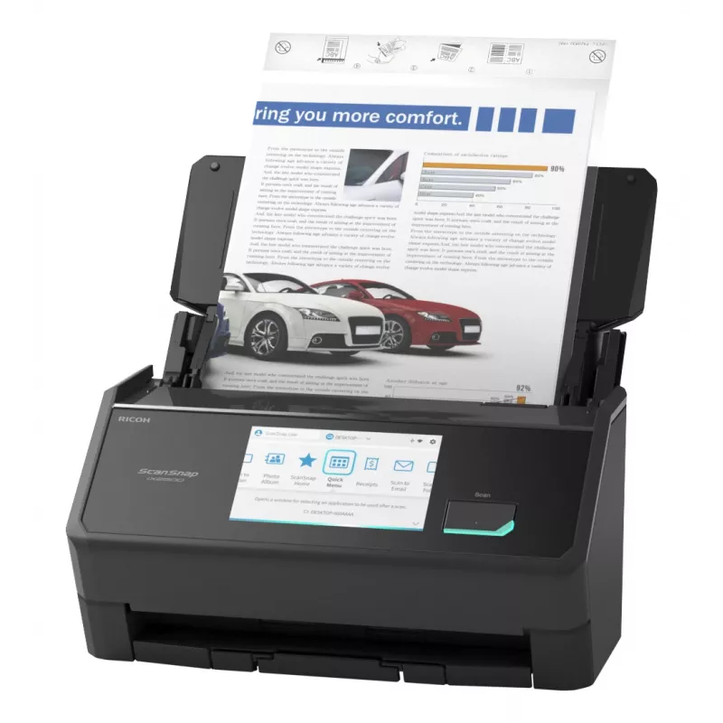 Ricoh ScanSnap IX2500 ADF skeneris 600 x 600 DPI A4 Melns