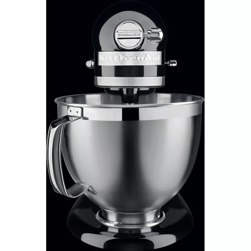 KitchenAid food processor Artisan 5KSM185PS — 4.8 L stainless steel bowl, 300 W, 10 speeds, Melns