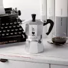 Moka kafijas kanniņa BIALETTI Moka Express 0,2 l alumīnija melna — 3 krūzītes (200 ml), nav piemērota indukcijai