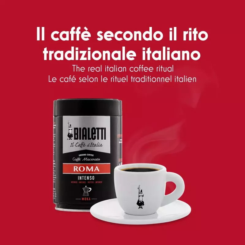 Moka kafijas kanniņa BIALETTI Moka Express 0,2 l alumīnija melna — 3 krūzītes (200 ml), nav piemērota indukcijai