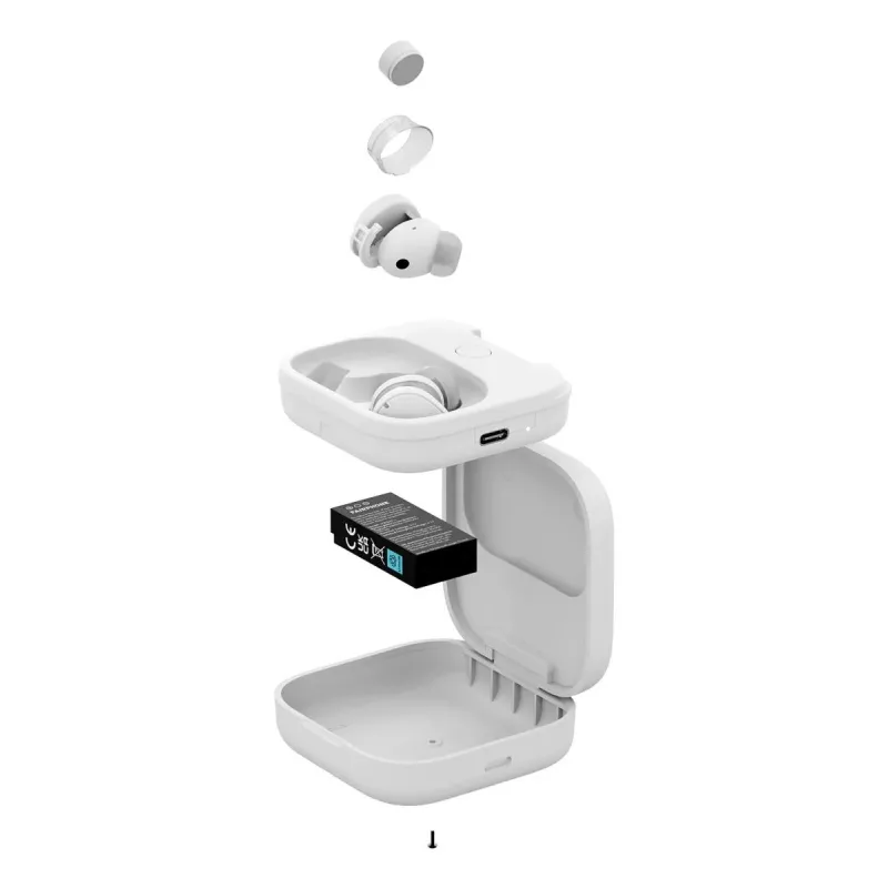True Wireless austiņas Fairphone Fairbuds V2 — Bluetooth, balta