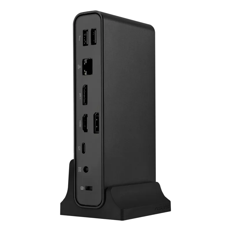 ASUS Triple Display USB-C Dock Duo DC301 ar vadu melns