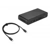 ASUS Triple Display USB-C Dock Duo DC301 ar vadu melns