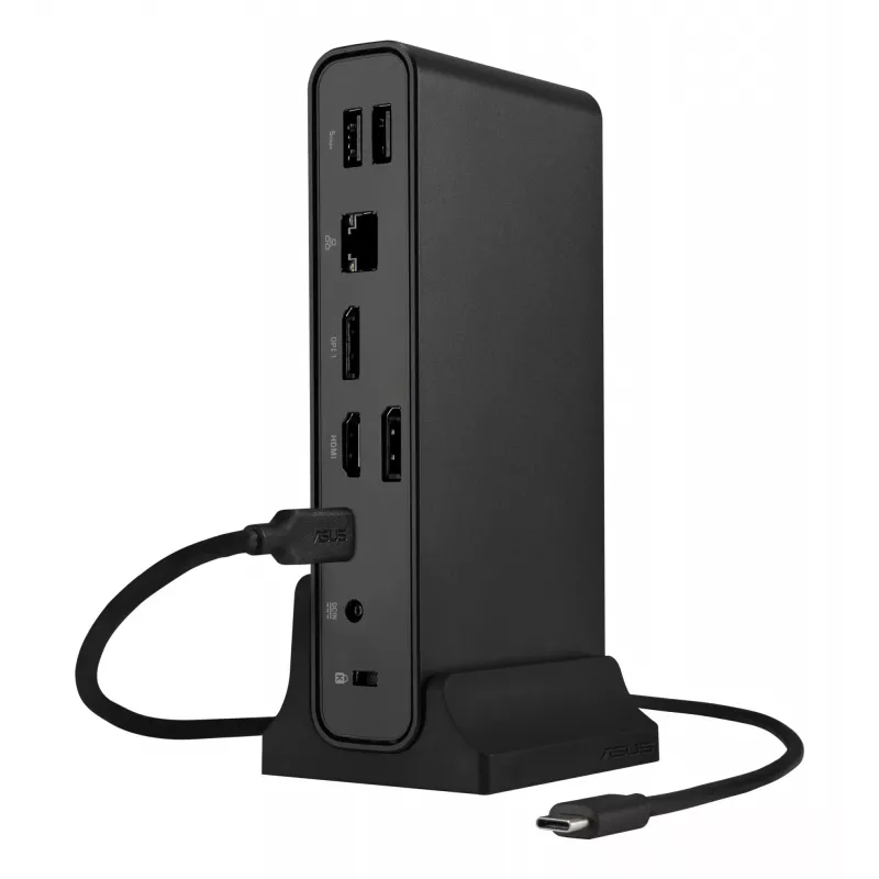 ASUS Triple Display USB-C Dock Duo DC301 ar vadu melns