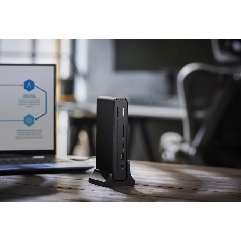 ASUS Triple Display USB-C Dock Duo DC301 ar vadu melns