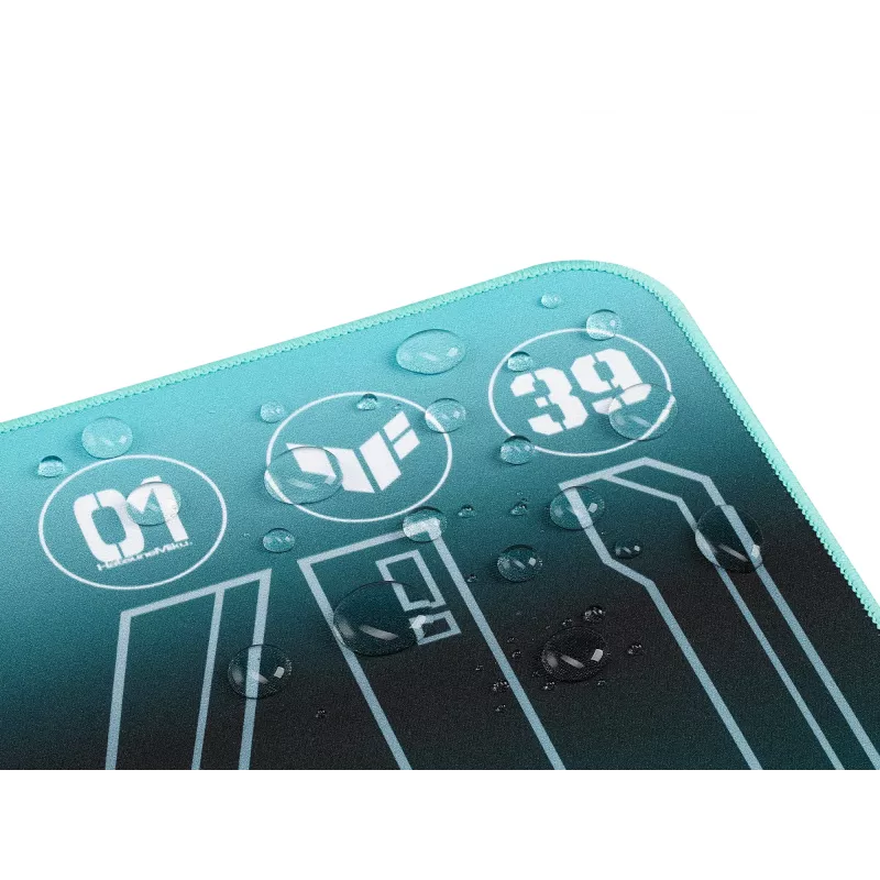 ASUS TUF Gaming P1 Hatsune Miku Edition spēļu peles paliktnis tirkīza krāsā