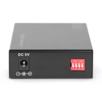 DIGITUS multivides pārveidotājs, daudzmodu 10/100/1000Base-T uz 1000Base-SX, ar barošanas bloku, SC savienotājs, līdz 0,5 km