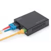 DIGITUS multivides pārveidotājs, daudzmodu 10/100/1000Base-T uz 1000Base-SX, ar barošanas bloku, SC savienotājs, līdz 0,5 km