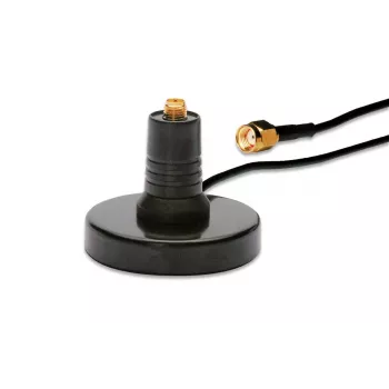 DIGITUS Wireless LAN antennas pamatne, magnētiskais stiprinājums, RP-SMA savienotājs, 1,5 m zema zuduma kabelis