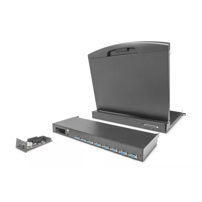 DIGITUS Modular KVM switch 8-port for modularizētai KVM konsolei