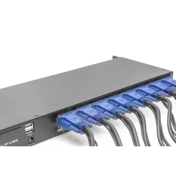 DIGITUS Modulārs KVM slēdzis ar 16 portiem, paredzēts modulārai KVM konsolei