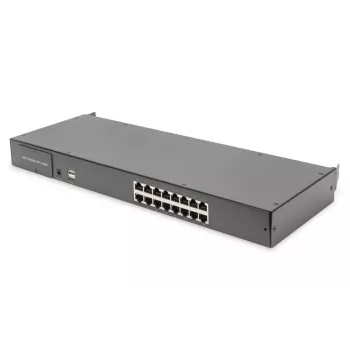 DIGITUS Modular Cat5 KVM slēdzis 16 pieslēgvietām modularizētai KVM konsolei