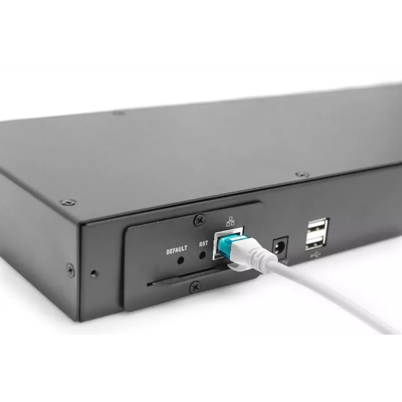 DIGITUS Modular Cat5 KVM slēdzis 16 pieslēgvietām modularizētai KVM konsolei