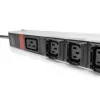 DIGITUS IT BASIC PDU. 3PH. 16A. 24 x C13. 3 x C19 Vertikāla. 3m kabelis. IEC309 3Ph-16A spraudnis