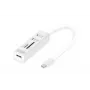 DIGITUS USB 2.0 Type C HUB ar karšu lasītāju 3x USB 2.0. 1x SD, 1x MicroSD ports Alumīnija korpuss