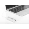 DIGITUS USB 2.0 Type C HUB ar karšu lasītāju 3x USB 2.0. 1x SD, 1x MicroSD ports Alumīnija korpuss