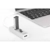 DIGITUS USB 2.0 Type C HUB ar karšu lasītāju 3x USB 2.0. 1x SD, 1x MicroSD ports Alumīnija korpuss