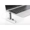 DIGITUS USB 2.0 Type C HUB ar karšu lasītāju 3x USB 2.0. 1x SD, 1x MicroSD ports Alumīnija korpuss