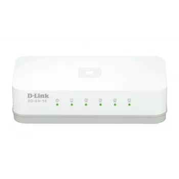 D-Link GO-SW-5E/E tīkla slēdzis Nepārvaldāms Fast Ethernet (10/100) Balts
