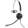 Jabra BIZ 2400 II Mono 3-1, vadu, birojam/zvanu centram, 54 g, austiņas, melna, sudraba