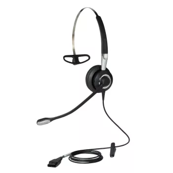 Jabra BIZ 2400 II Mono 3-1, vadu, birojam/zvanu centram, 54 g, austiņas, melna, sudraba