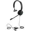 Jabra EVOLVE 20 MS Mono, vadu, birojam/zvanu centram, 150 - 7000 Hz, 142 g, austiņas, melnas