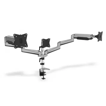 DIGITUS Universal Triple Monitor Table Mount with Gas Spring and clamp mount