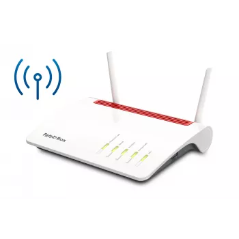 Box FRITZ 6890 LTE bezvadu maršrutētājs Gigabit Ethernet Divjoslu (2.4 GHz / 5 GHz) 4G Melns, Sarkans, Balts