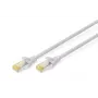 DIGITUS komutācijas kabelis - CAT6a - S/FTP - Snagless - Cu - 15m - pelēks