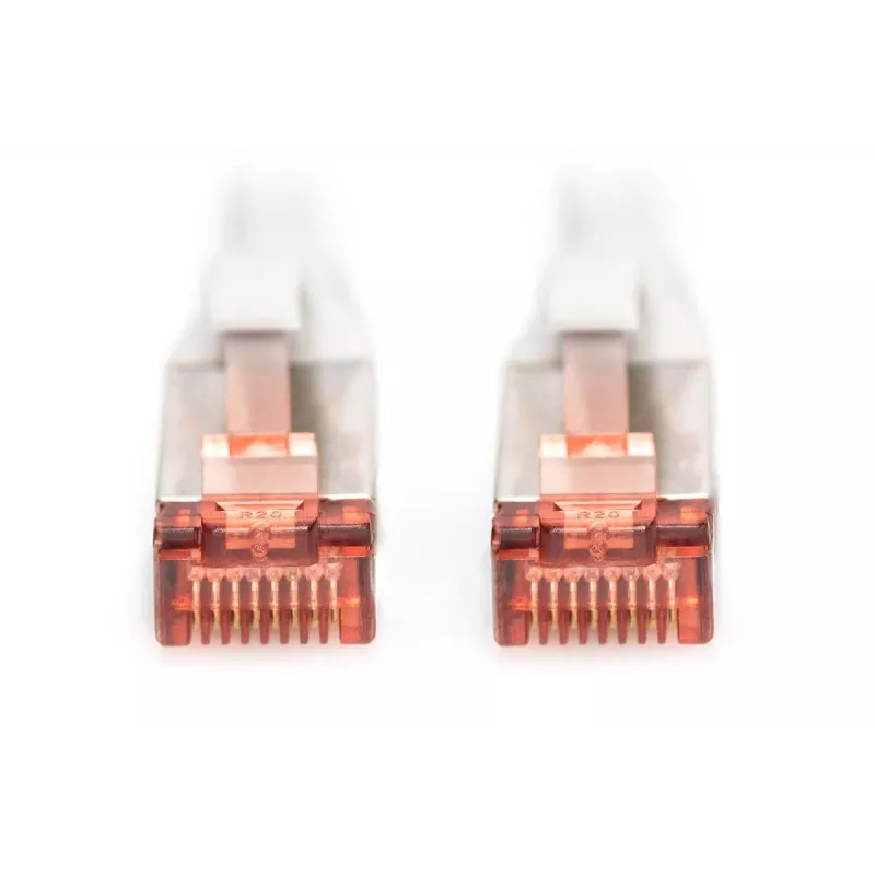 DIGITUS Patch vads - CAT6 - S/FTP - Snagless - Cu - 10m - pelēks