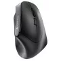 CHERRY MW 4500 Bezvadu 45 grādu pele, melna, USB, labās rokas, vertikāls dizains, optiska, RF bezvadu, 1200 DPI, melna