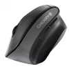 CHERRY MW 4500 Bezvadu 45 grādu pele, melna, USB, labās rokas, vertikāls dizains, optiska, RF bezvadu, 1200 DPI, melna