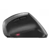 CHERRY MW 4500 Bezvadu 45 grādu pele, melna, USB, labās rokas, vertikāls dizains, optiska, RF bezvadu, 1200 DPI, melna