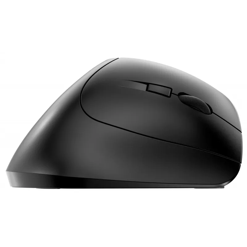 CHERRY MW 4500 Bezvadu 45 grādu pele, melna, USB, labās rokas, vertikāls dizains, optiska, RF bezvadu, 1200 DPI, melna